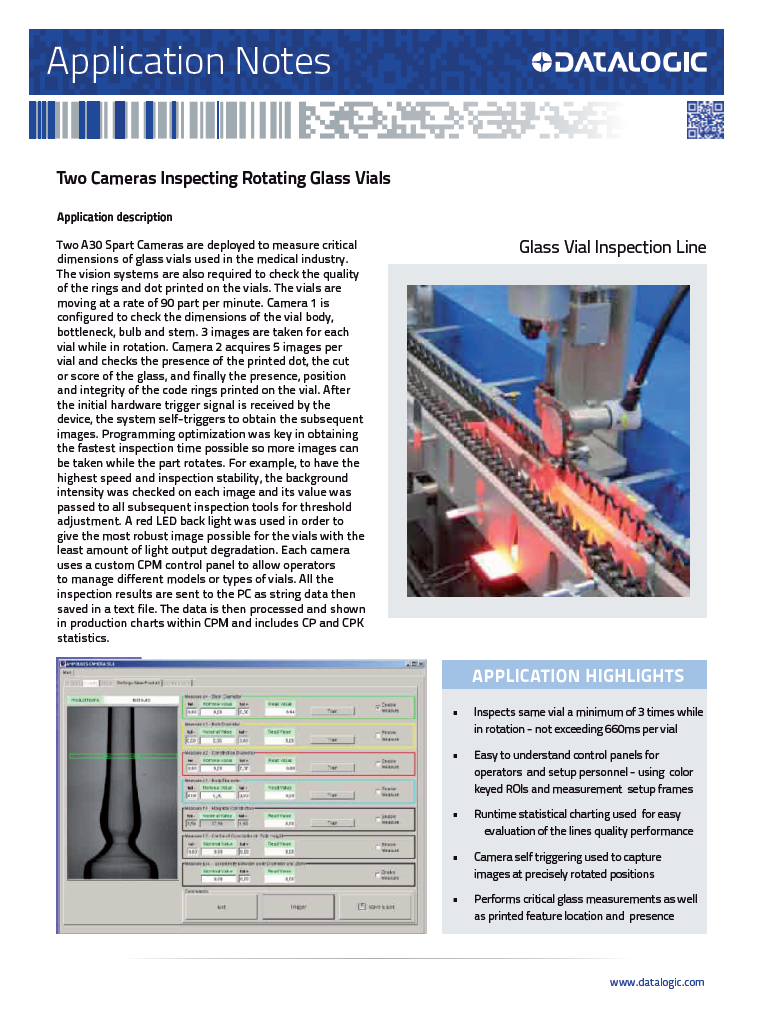 Application Notes - Medical Glass